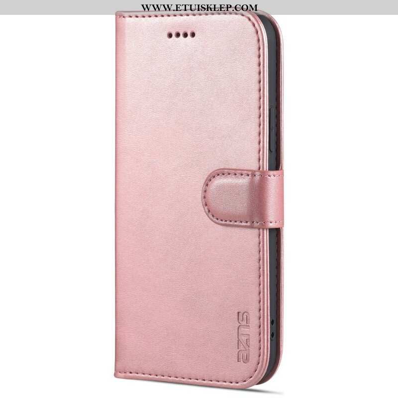 Etui Folio do iPhone 13 Pro Sztuczna Skóra Azns